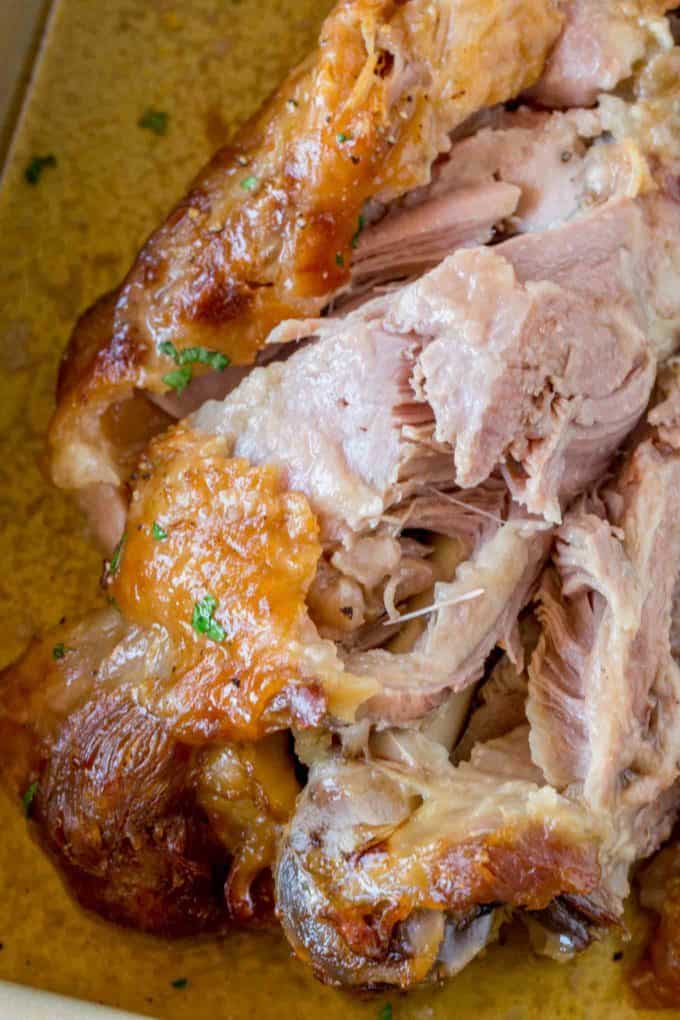Easy Roasted Turkey Thighs Recipe - Dinner, then Dessert