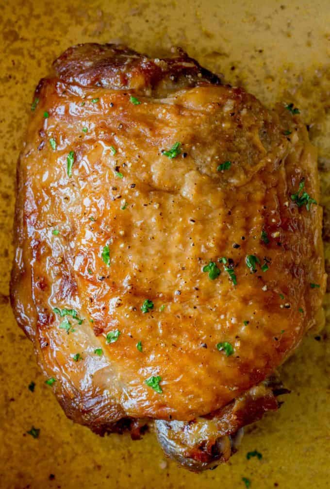 Easy Roasted Turkey Thighs - Dinner, then Dessert