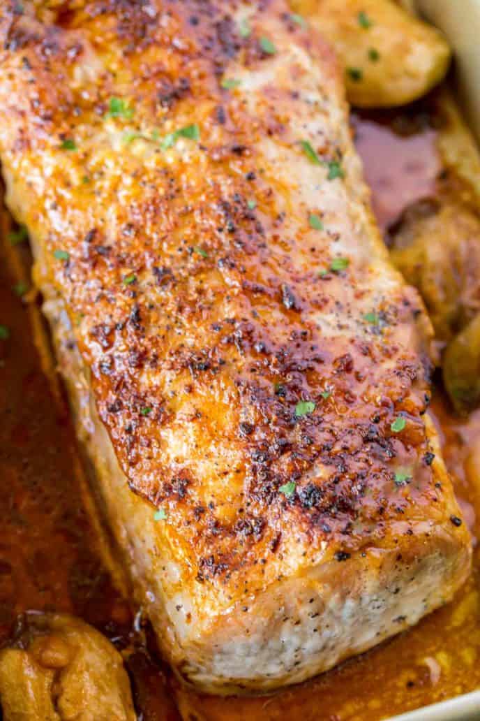 Ultimate Garlic Pork Loin Roast Recipe [VIDEO] Dinner, then Dessert