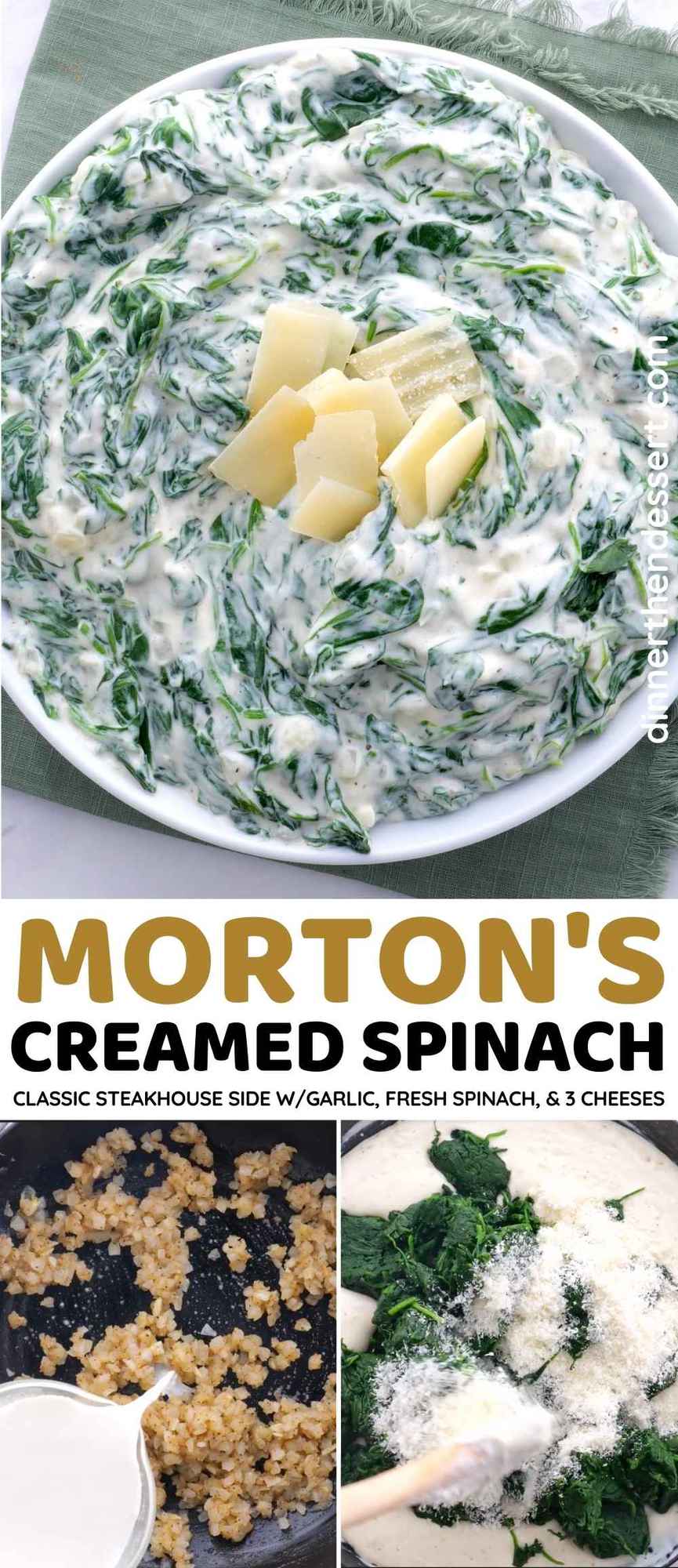 Morton's Steakhouse Creamed Spinach Collag