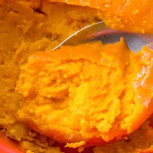 spoonful of Carrot Souffle