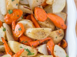 Roasted Root Vegetables are an easy way to mix up your easy weeknight meals and add in some new flavors without any extra effort.