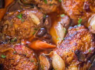 Slow Cooker Coq Au Vin Dinner Then Dessert