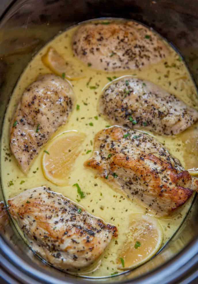 Chicken piccata crockpot recipe