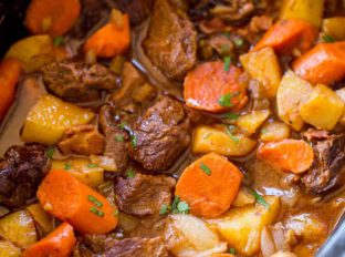 Rich, hearty and delicious Crock Pot Guinness Beef Stew.