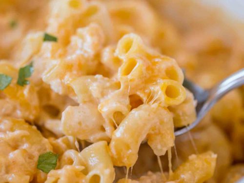 Slow Cooker Mac and Cheese - Dinner, then Dessert