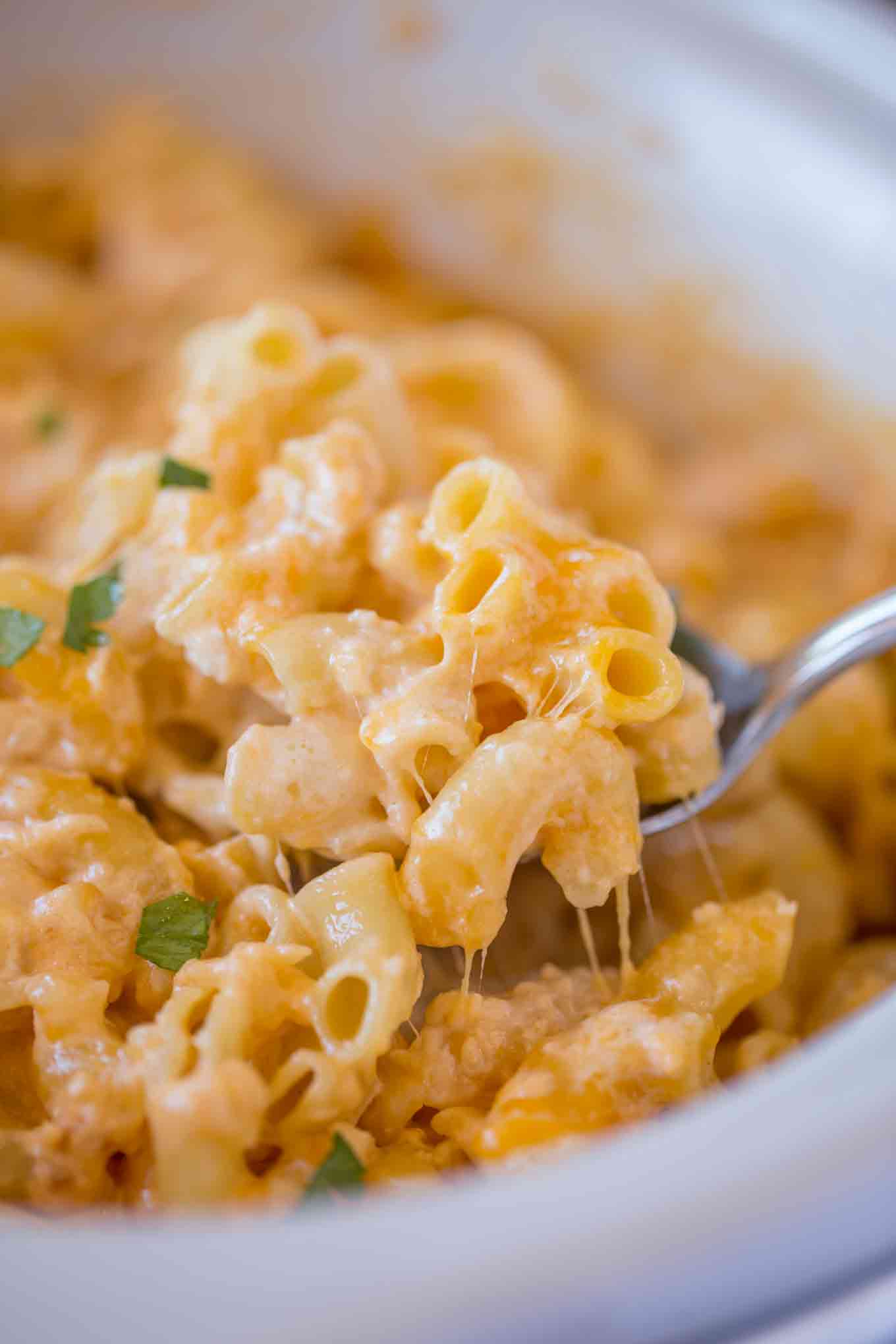 How to cook macaroni and cheese in a slow cooker Slow Cooker Mac And Cheese Dinner Then Dessert