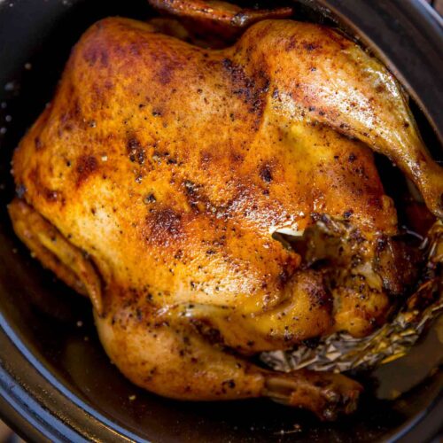 Rotisserie Chicken in crockpot