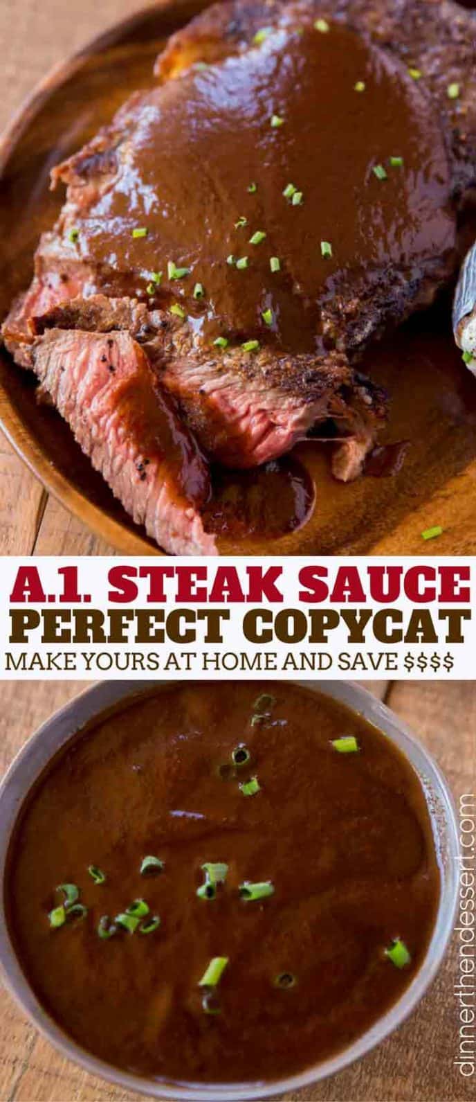 A1 Steak Sauce (Copycat) Dinner, then Dessert