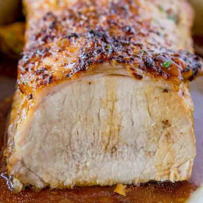 Brown Sugar Garlic Oven Baked Pork Chops - Dinner, then Dessert