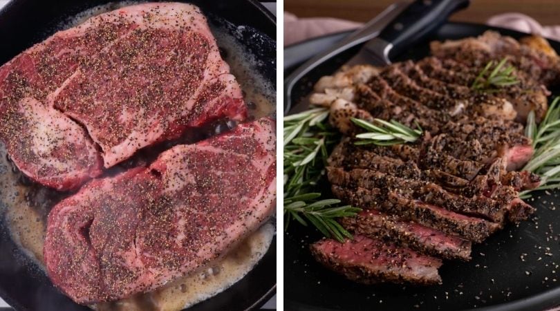 Perfect Easy Ribeye Steak Recipe Video Dinner Then Dessert 