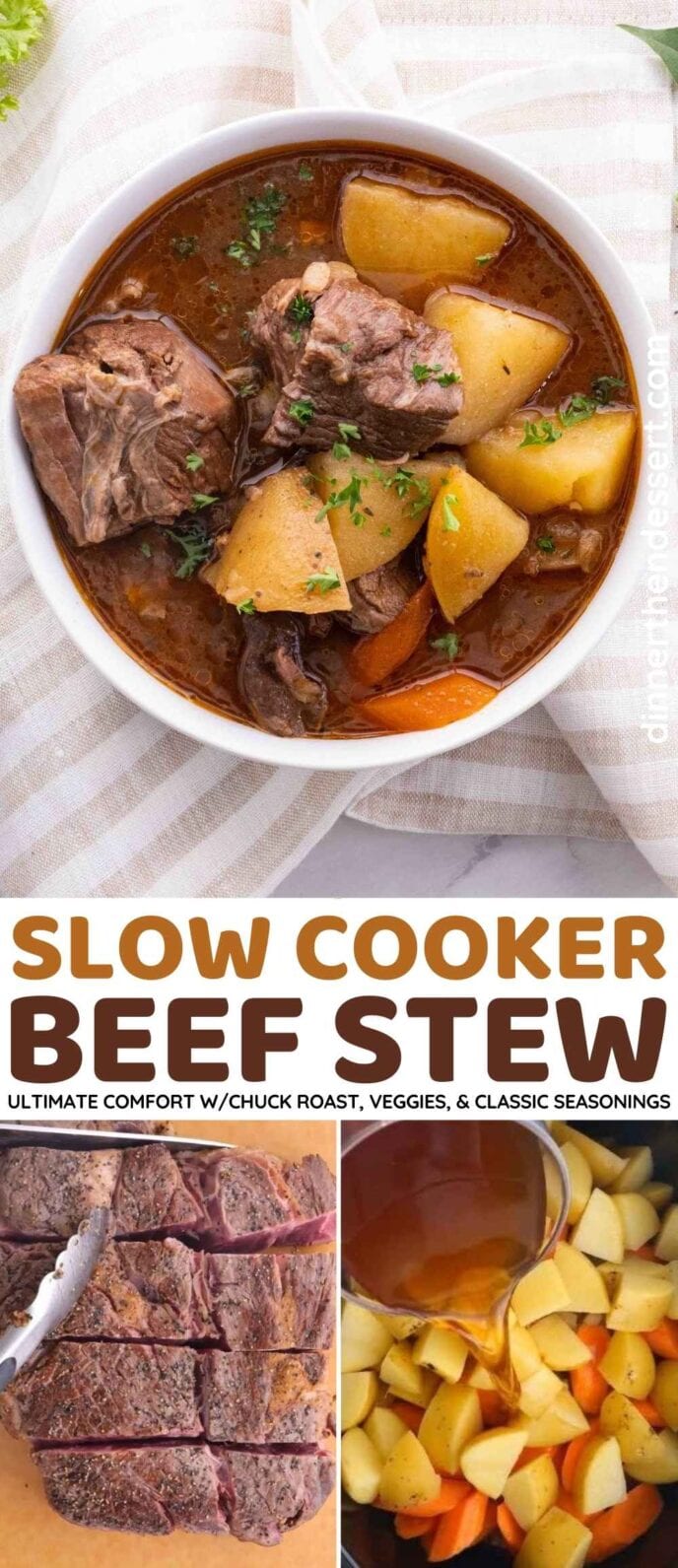 Ultimate Slow Cooker Beef Stew Video Dinner Then Dessert 6718