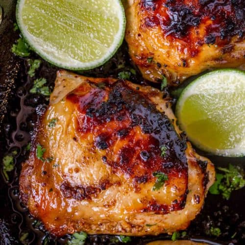 Baked Honey Lime Chicken - Dinner, then Dessert