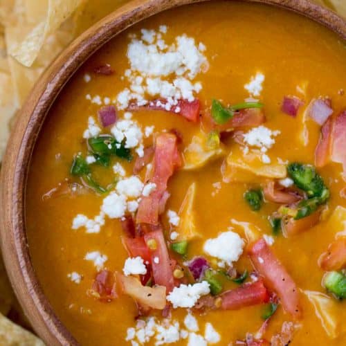 Chili S Chicken Enchilada Soup Copycat Dinner Then Dessert