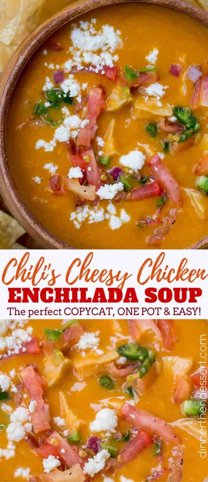 Chili's Chicken Enchilada Soup (Copycat) - Dinner, then Dessert