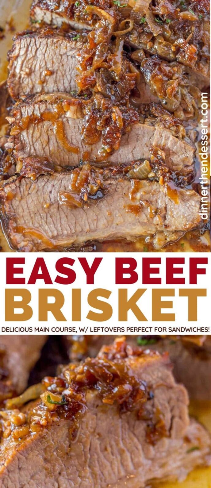 Easy Beef Brisket collage