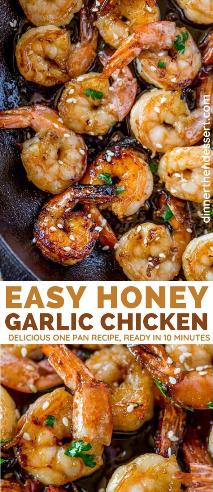 Easy Honey Garlic Shrimp collage