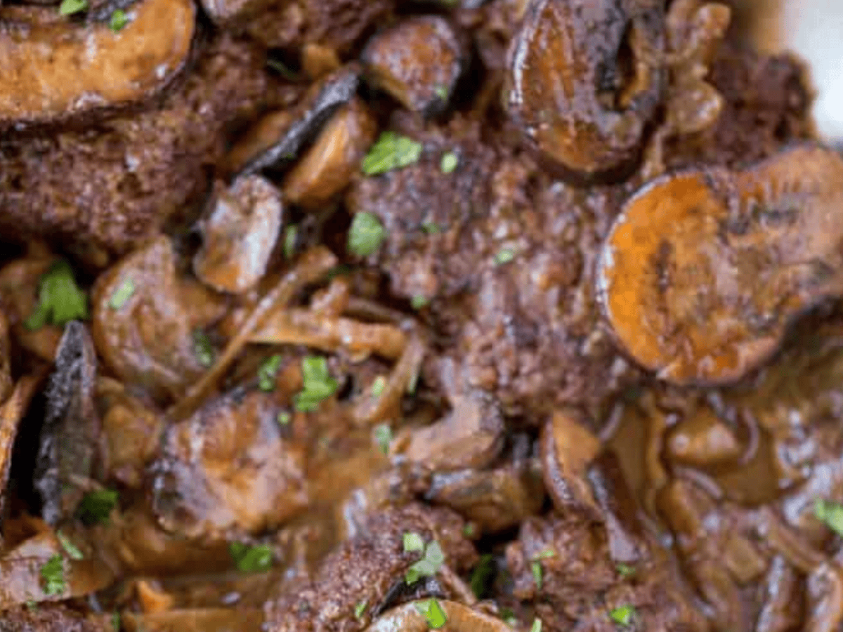 close up of steak and ingredients