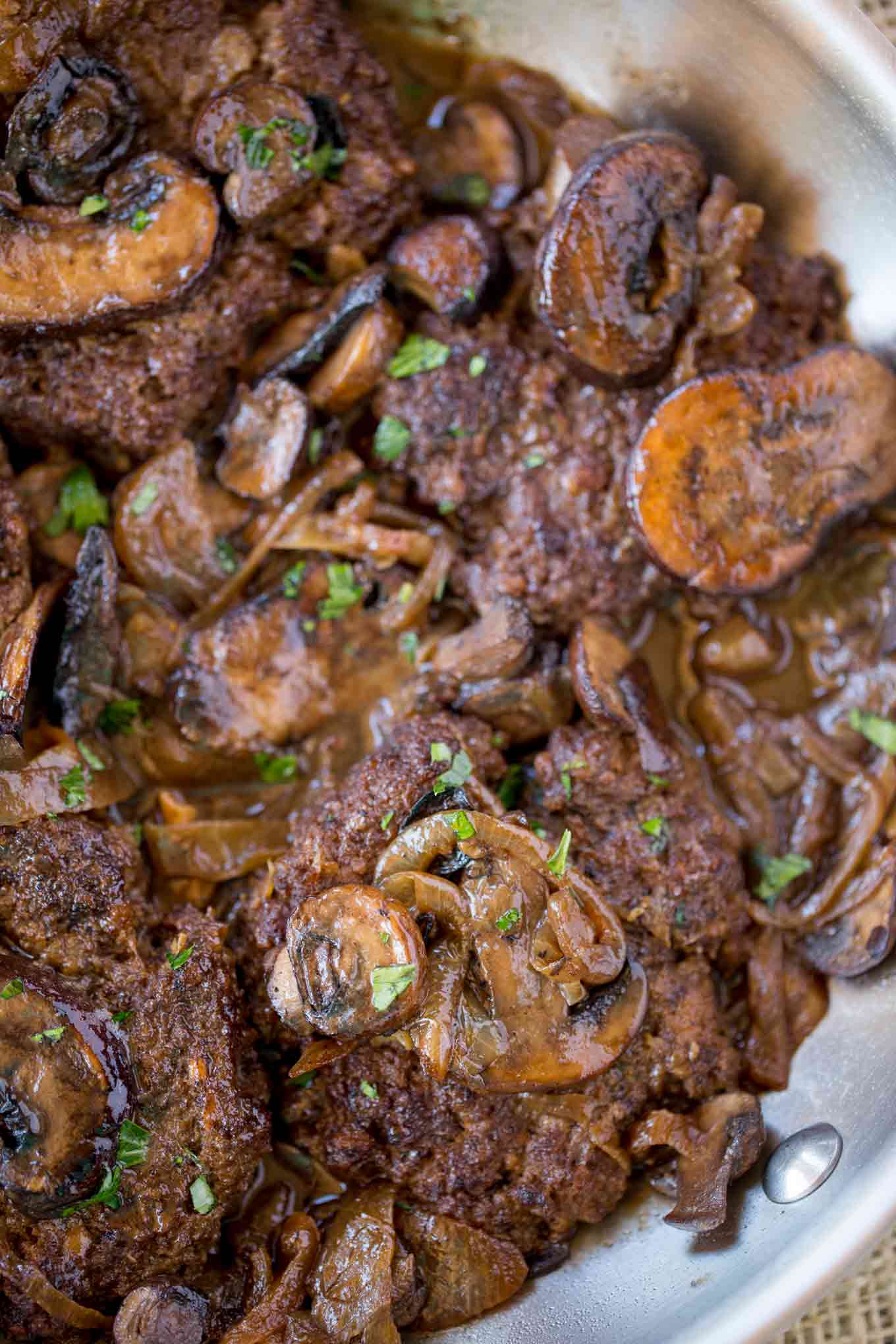 Easy Salisbury Steak - Dinner, then Dessert