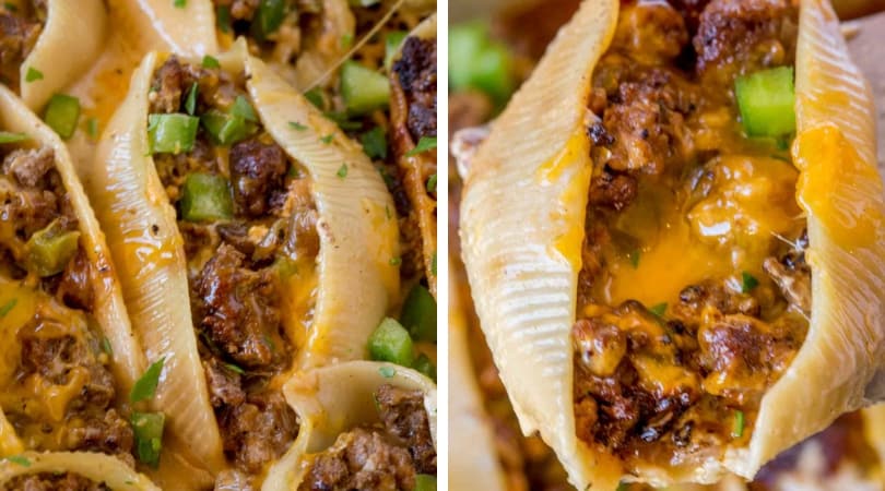 Philly Cheesesteak Stuffed Shells