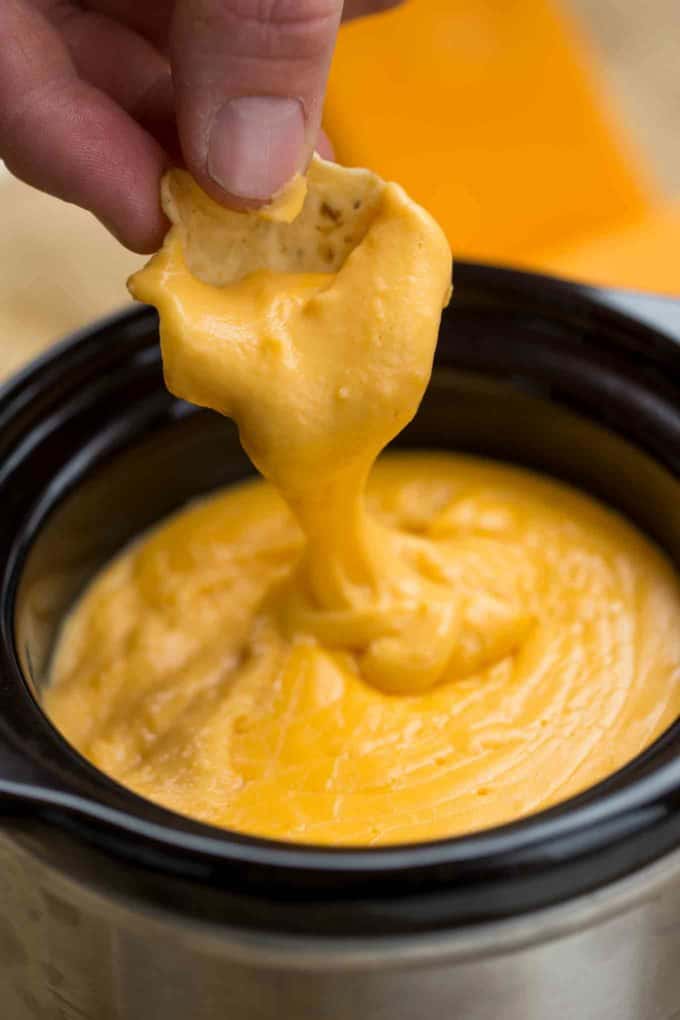 Making nacho cheese with velveeta