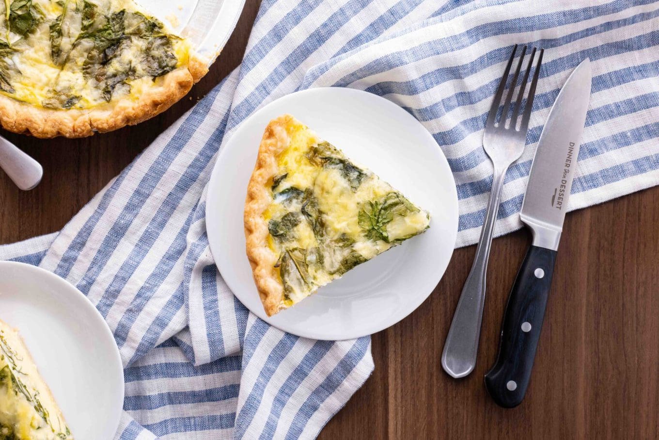 Easy Spinach Quiche (Quiche Florentine) Recipe [VIDEO] Dinner, then