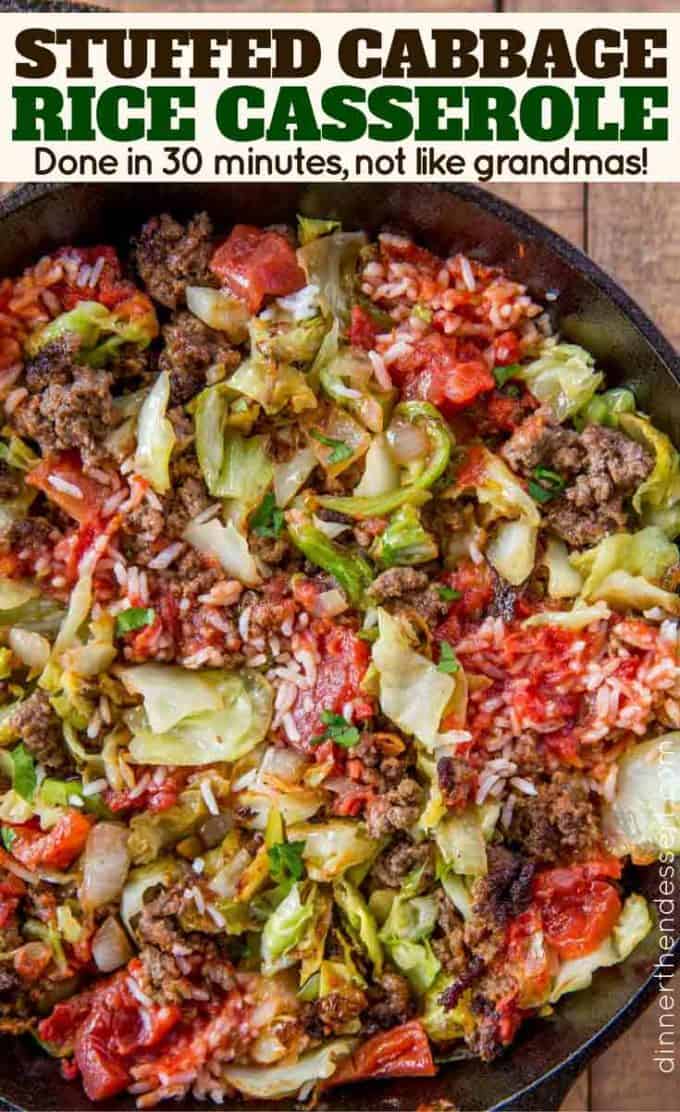 easiest stuffed cabbage casserole