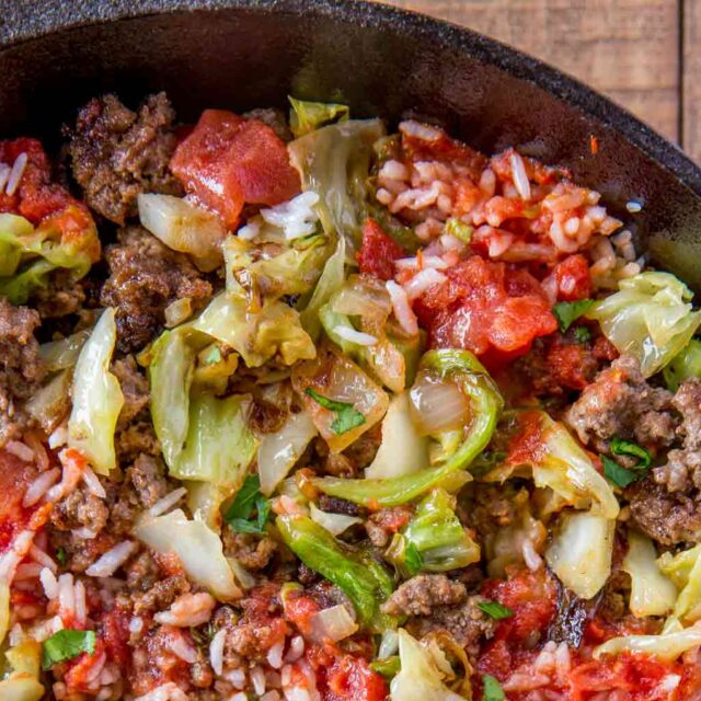 Casserole in the pan