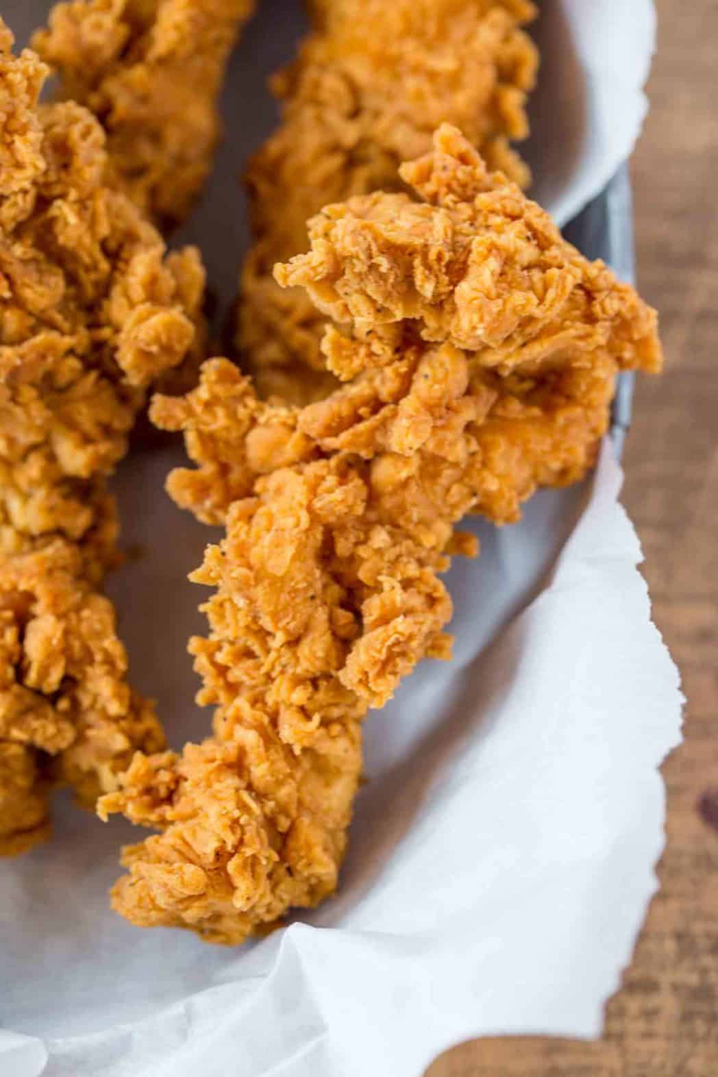 Super Crispy Chicken Tenders - Dinner, then Dessert