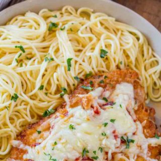 Chicken next to pasta 1x1