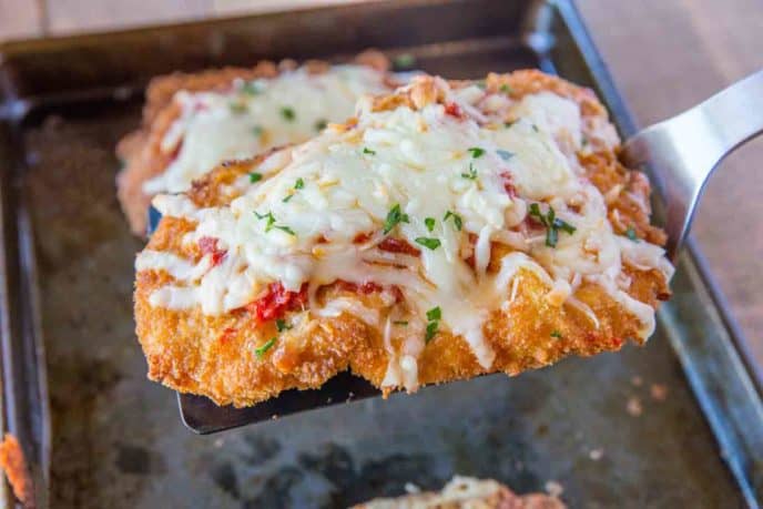 Easy Chicken Parmesan Dinner Then Dessert