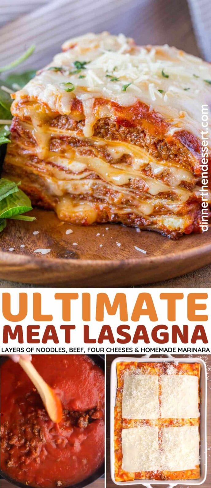 Ultimate Meat Lasagna Collage