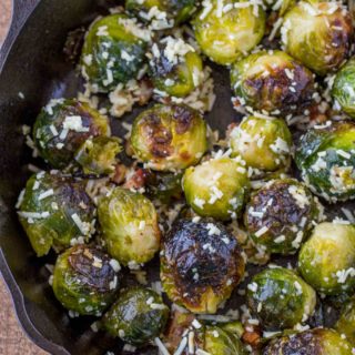 Parmesan Bacon Brussels Sprouts