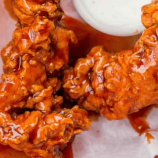 Chicken with dipping sauce