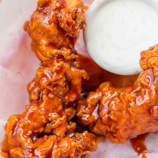 Buffalo Chicken Strips with Ranch Sauce