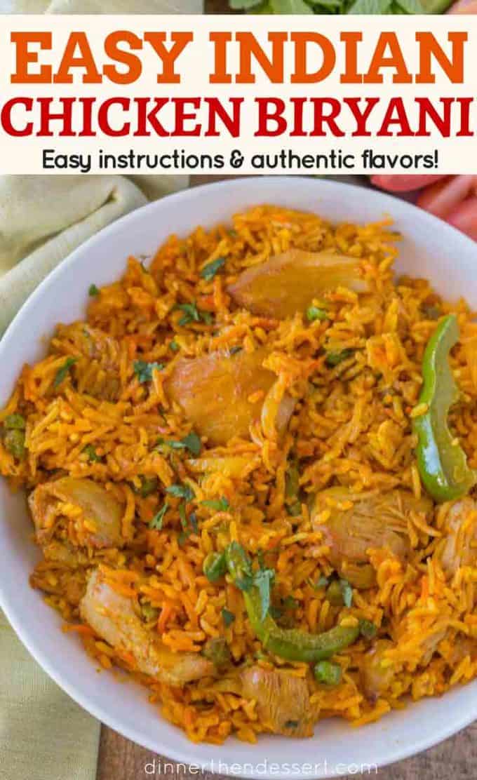 Chicken Biryani Recipe [VIDEO] - Dinner, then Dessert