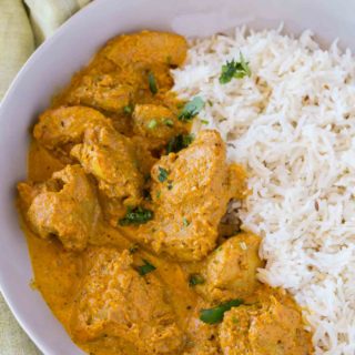 Chicken with white rice