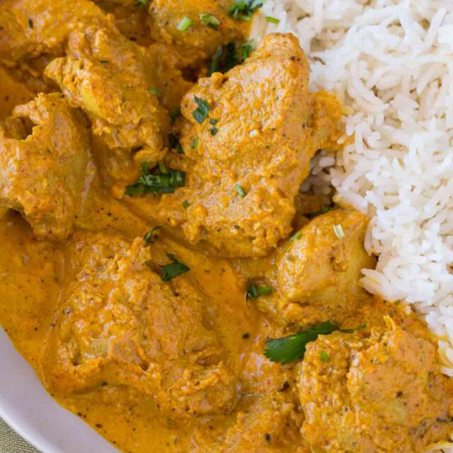 Chicken with white rice