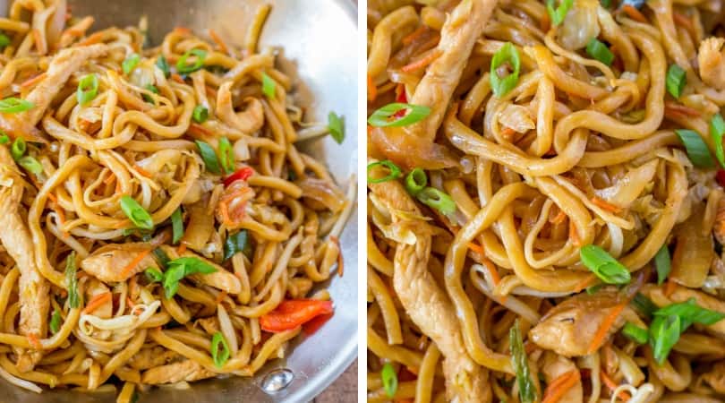 fideos simples lo mein