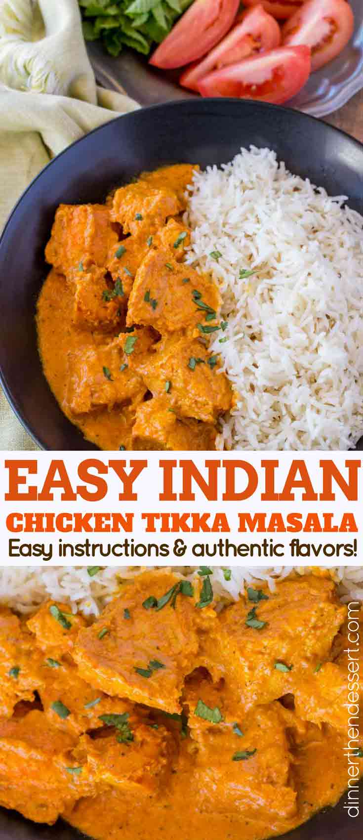 Easy Chicken Tikka Masala Dinner Then Dessert