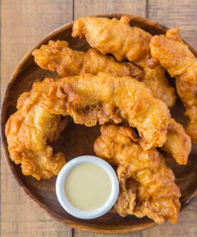 Chili's Chicken Crispers on plate