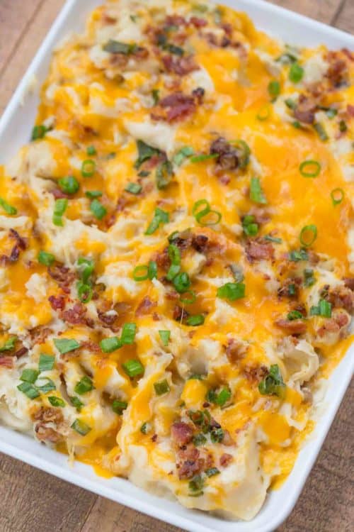 Ultimate Loaded Mashed Potatoes - Dinner, then Dessert