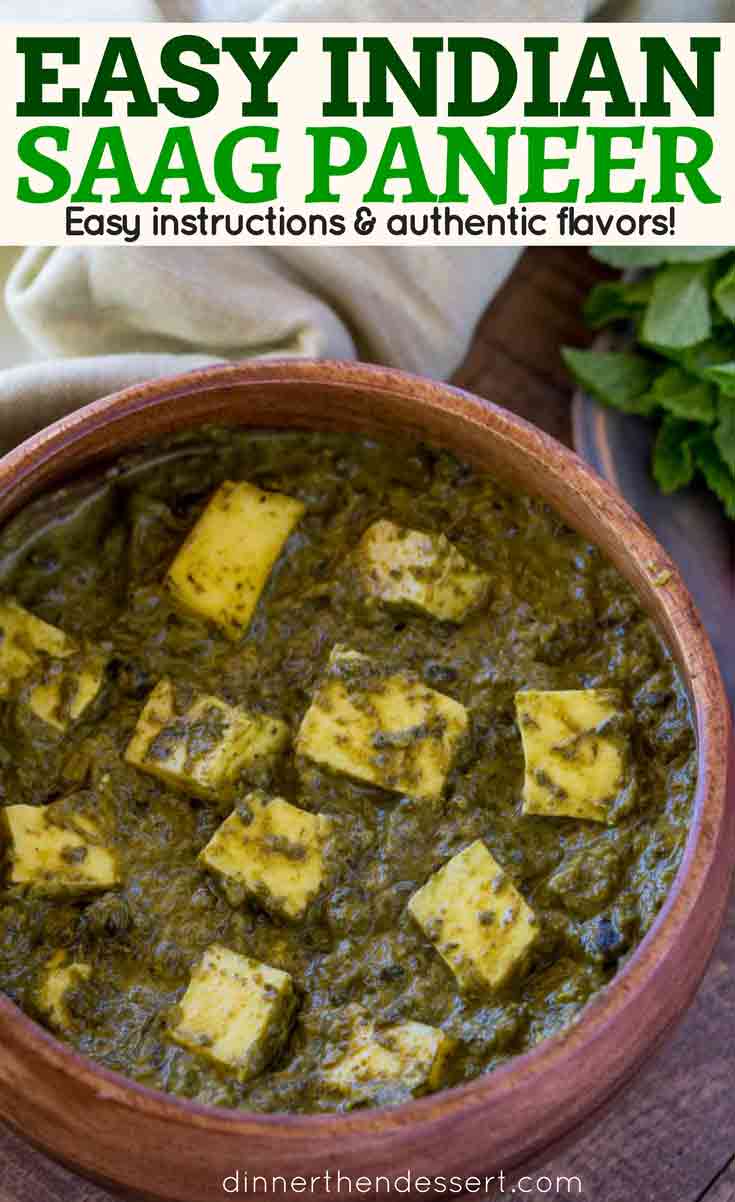 Saag Paneer - Dinner, then Dessert
