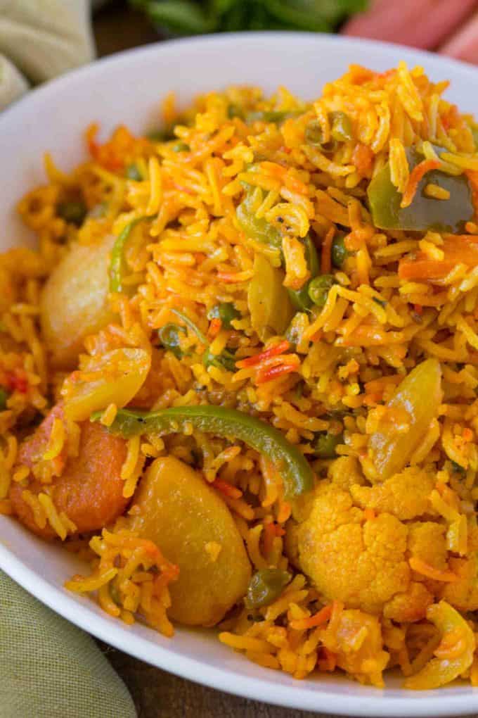 Easy Vegetable Biryani - Dinner, then Dessert