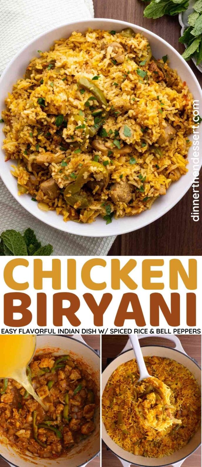 Chicken Biryani Collage