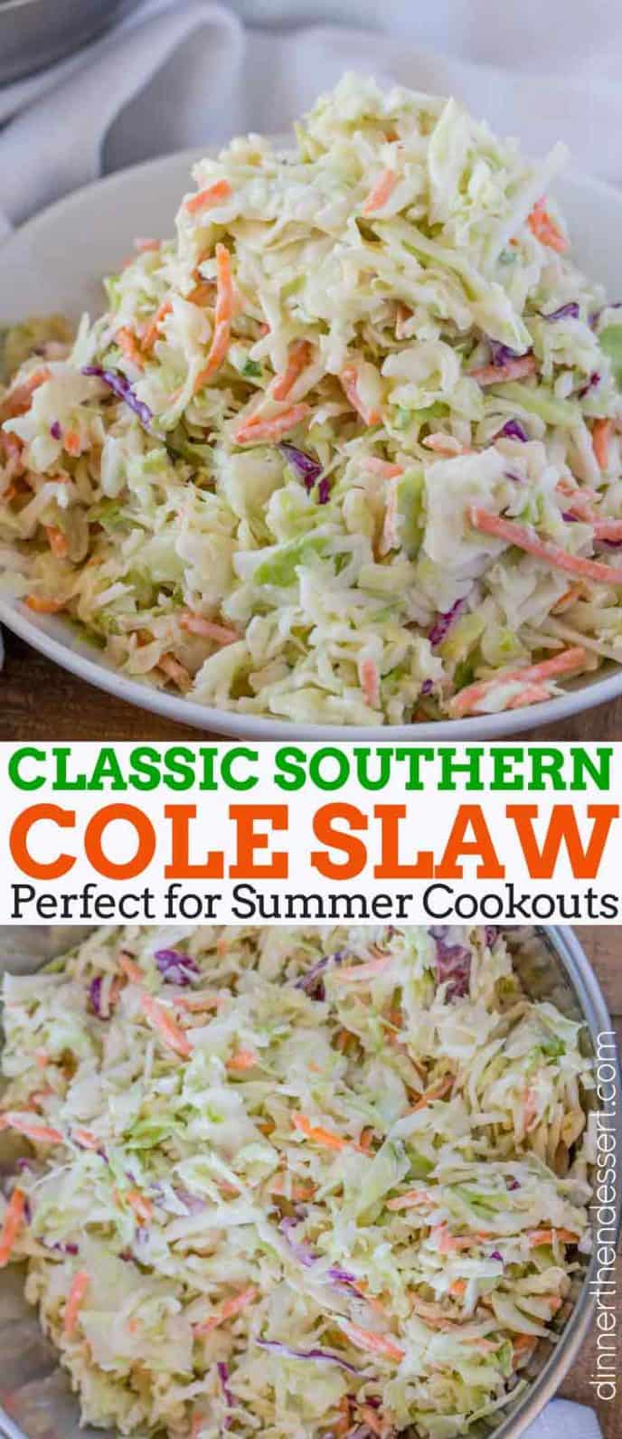 Easy Cole Slaw Recipe (Coleslaw Recipe) - Dinner, Then Dessert