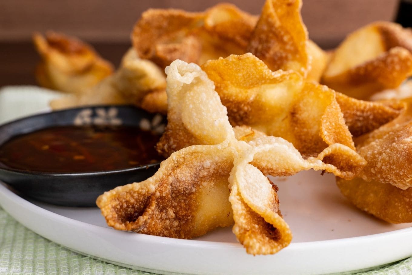 fried crab with chinese food