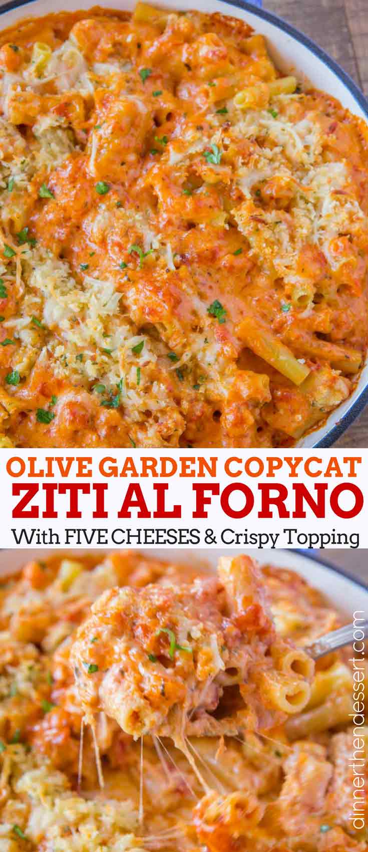Olive Garden Five Cheese Ziti al Forno (Copycat)