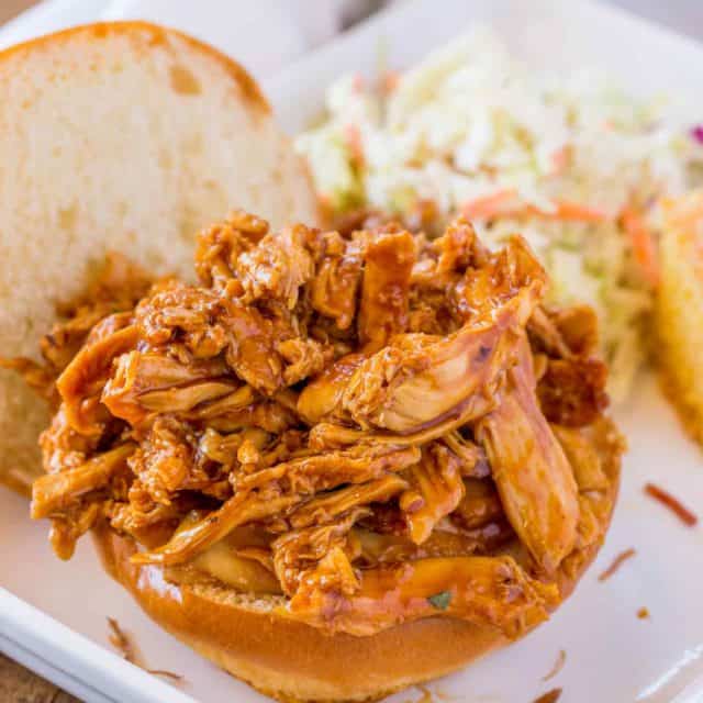 BBQ Pulled Chicken Sandwiches