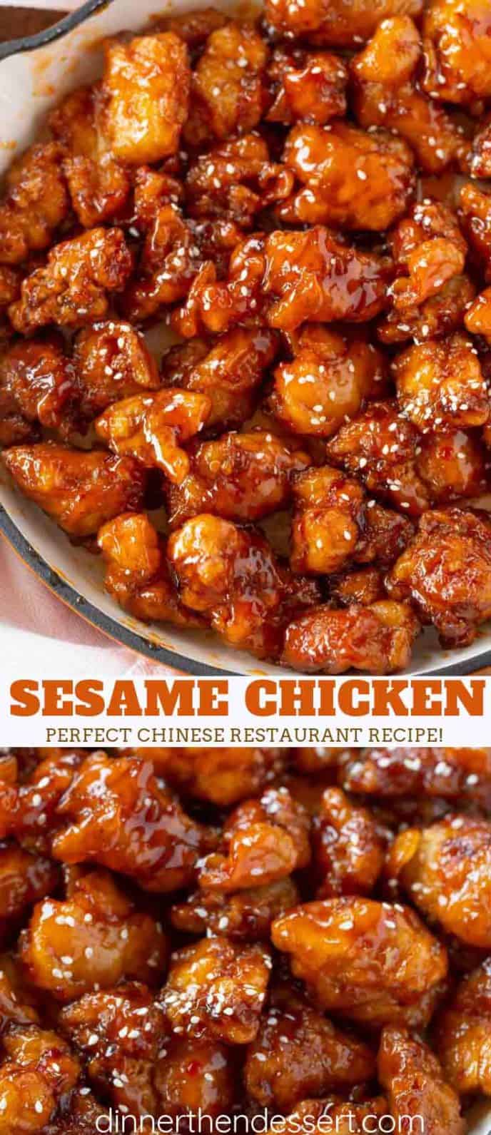 Easy Sesame Chicken Recipe Video Dinner Then Dessert 6255